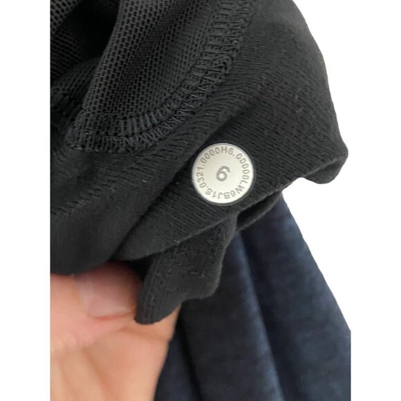 Lululemon Ready to Rulu Jogger Crop Heathered True Navy / Black-sz 6 - Picture 3 of 14
